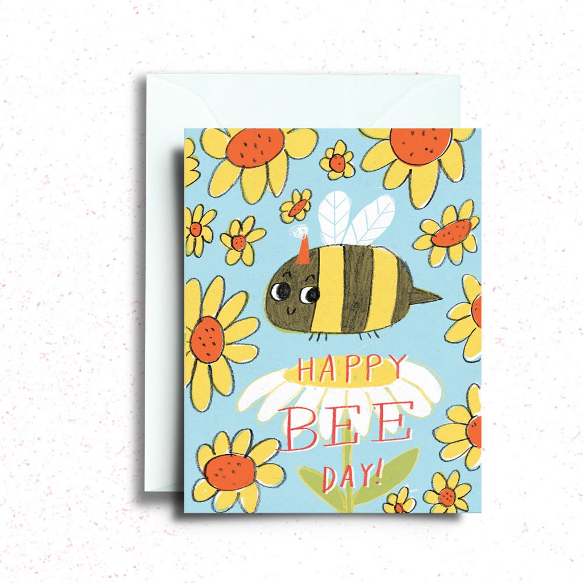 Happy Bee Day Birthday Greeting Card - Etsy
