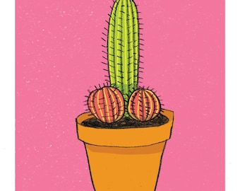 Sexy Cactus Print - Etsy