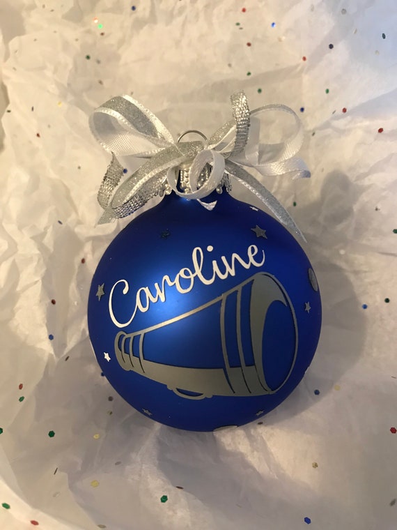 Personalized Cheer Ornament