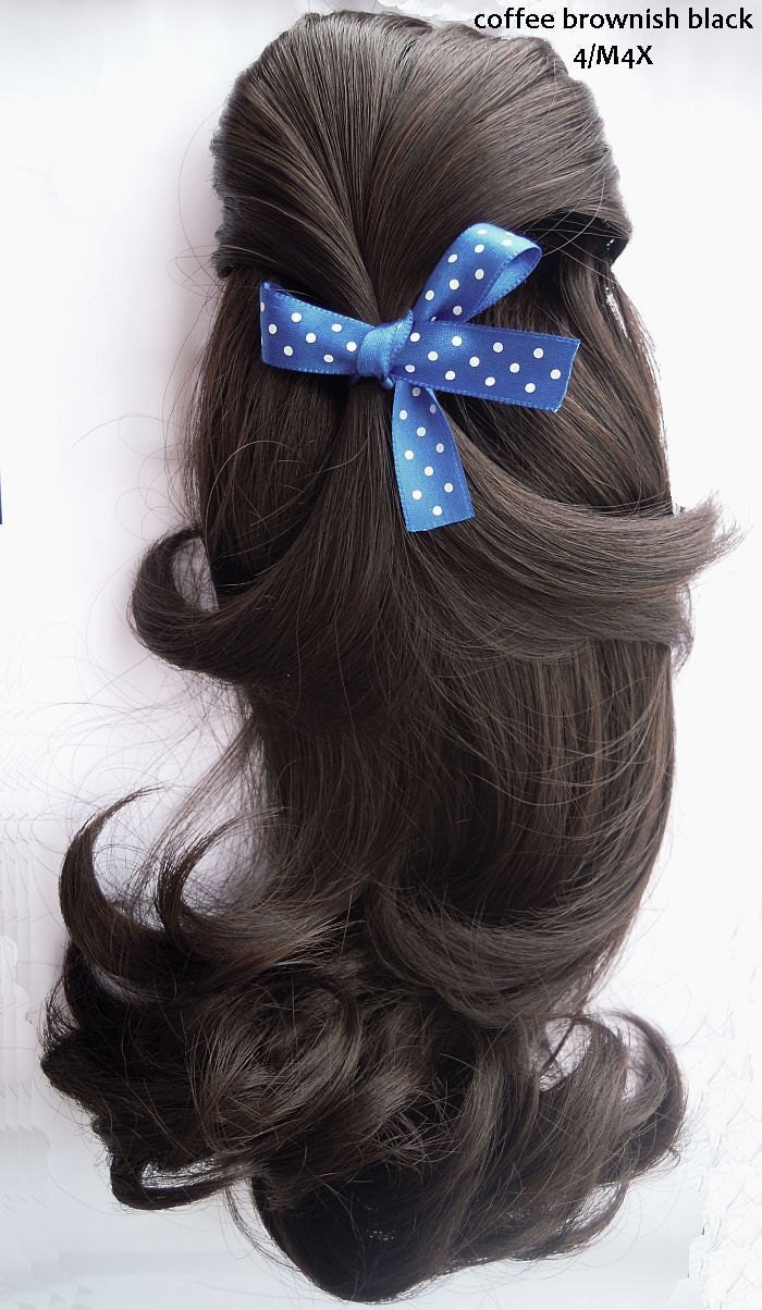 Catherine romantic retro 1960s ponytail hairpiece French 