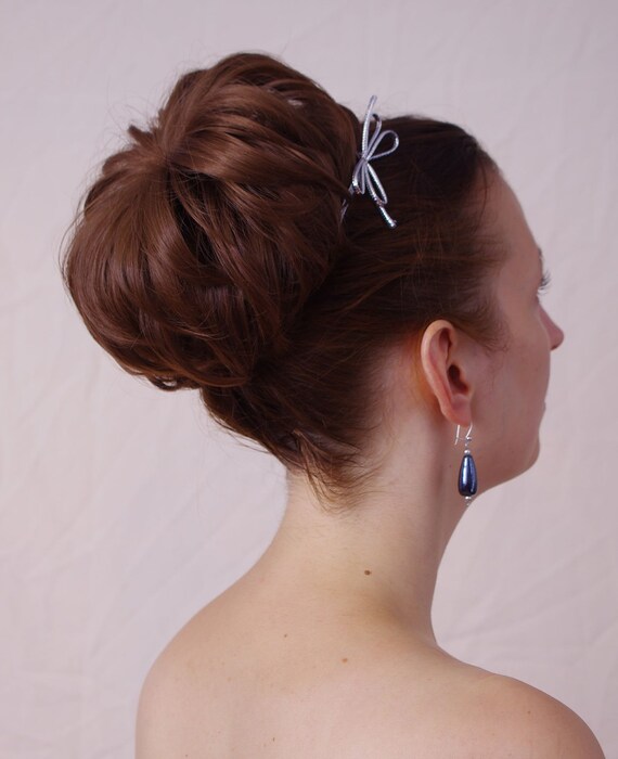 Audrey Huge Round Hair Bun In 1960s Style Very Suitable Etsy