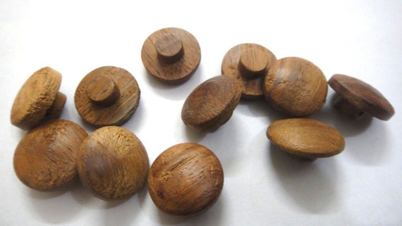 Wood Sewing Scrapbook DIY 1 Hole 1.25 inches long BIG Button THE BOW TIE