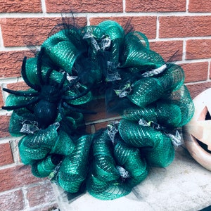Halloween Spider Wreath