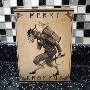 Merry Krampus Christmas Card