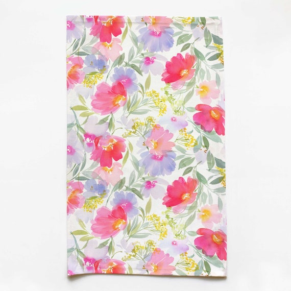  Spring Kitchen Towel Set - Floral Pair of
