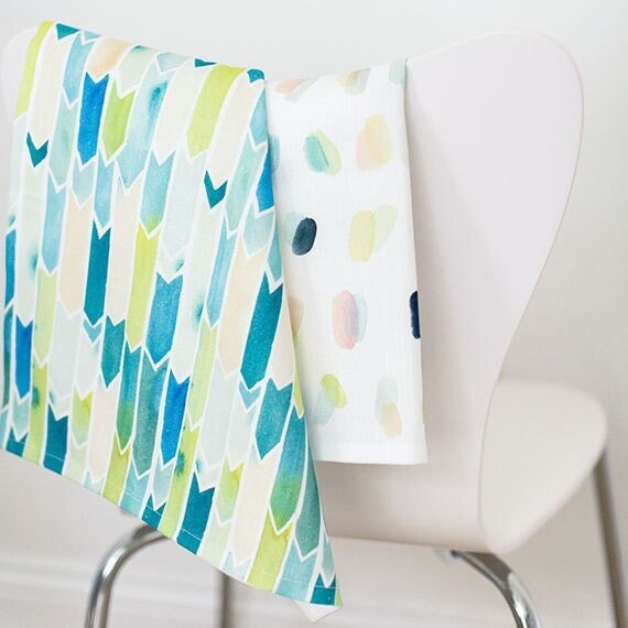 Geometry Dish Tea Towels  Eco-friendly Kitchen Accessories