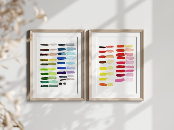 Paint swatch art deals
