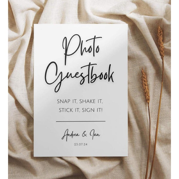 Polaroid Guest Book Etsy UK