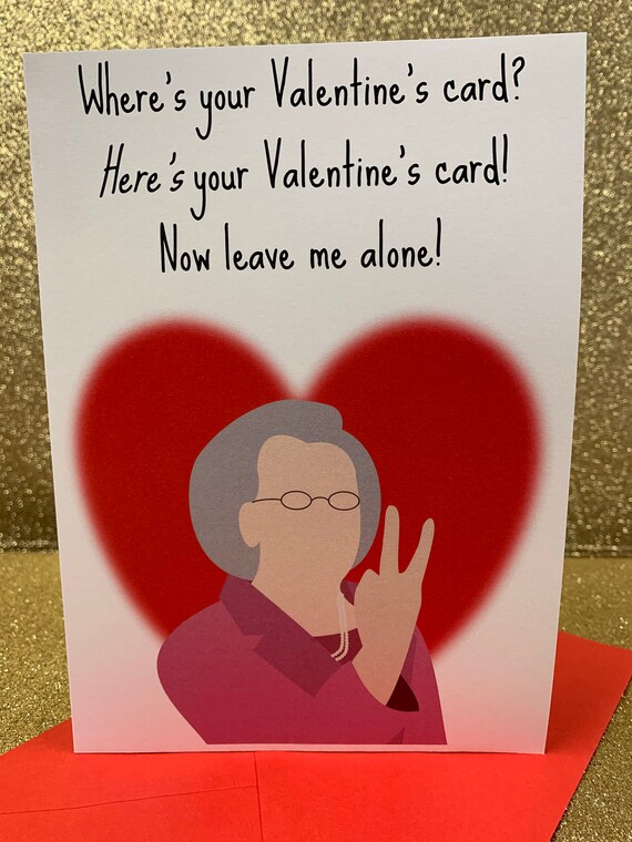 Gavin & Stacey Doris Valentine's card wheres your Etsy