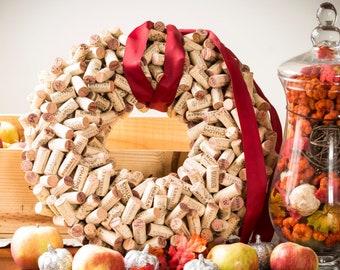 Handmade Wine Cork Wreath