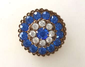 Spilla vintage con strass CORO