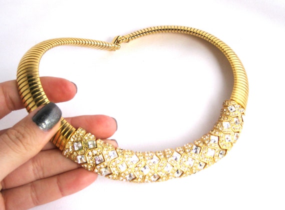 Vintage 1980s Gold Kenneth Lane Necklace - image 4