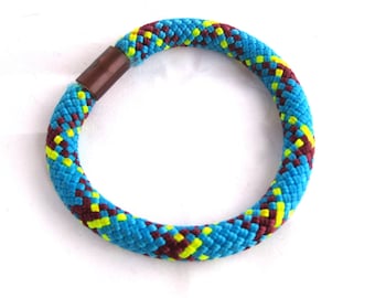 Vintage Neon Rope Bracelet