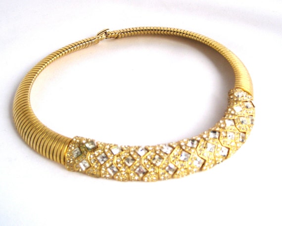 Vintage 1980s Gold Kenneth Lane Necklace - image 5