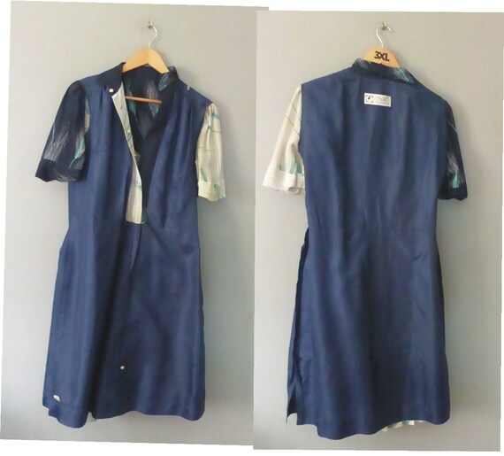 Fink modell 80s dress. L size. Polyester shirt dr… - image 7