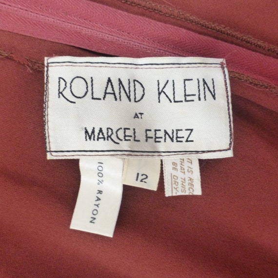 70s Roland Klein at Marcel Fenez gown. S size. Bu… - image 3