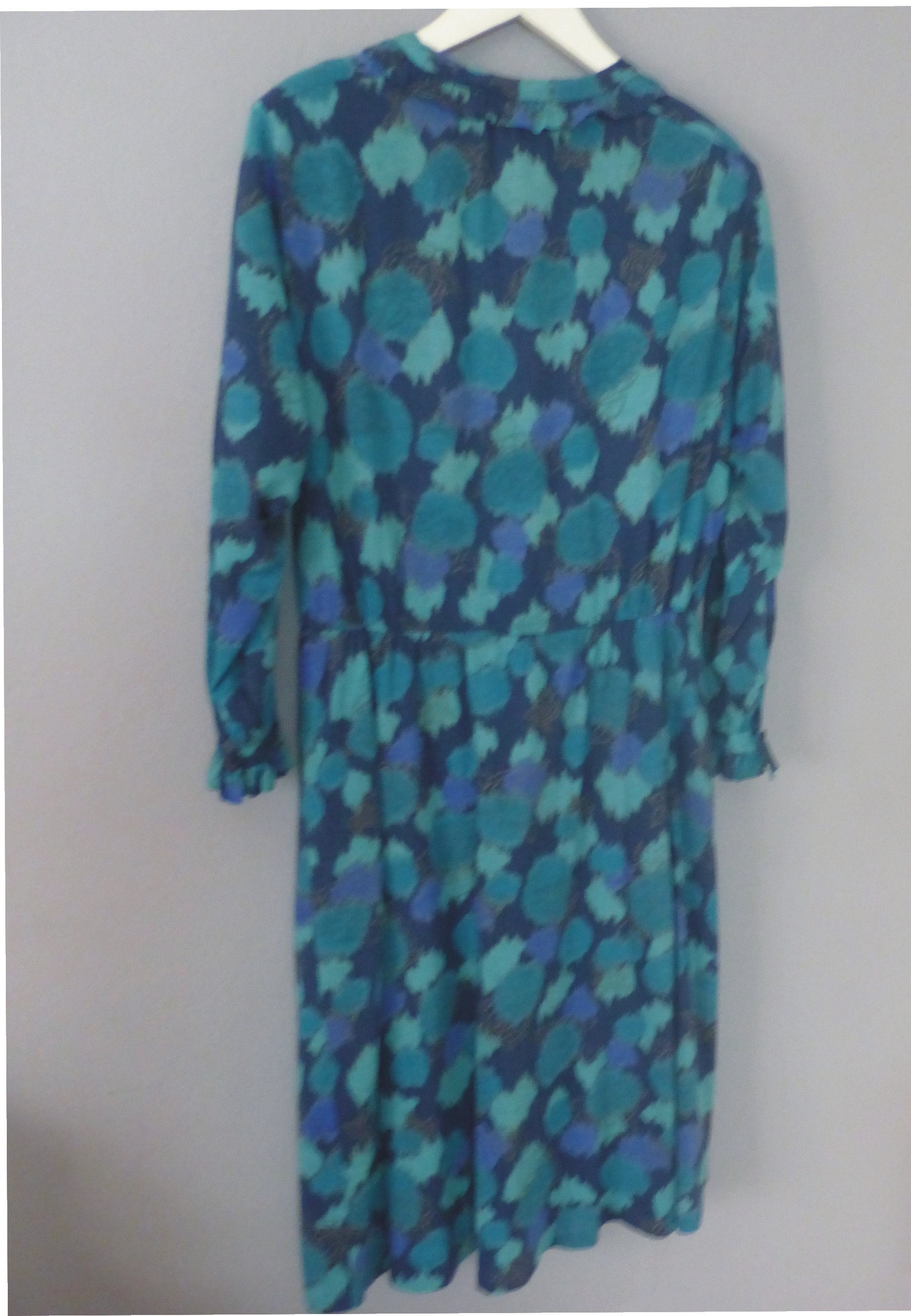 80s Bow Dress. XL Size. Cotton/synthetic Long Sleeve Dress in - Etsy Canada
