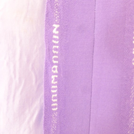70s hippie belted dress. XL size. Purple 100% woo… - image 5