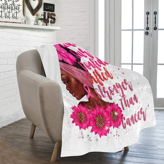 Black Woman Forever The Title Breast Cancer Survivor Fleece Blanket Soft Warm Comfortable Blanket for Bedroom Couch Sofa Black Woman Forever The Title Breast Cancer Survivor Fleece Blanket Soft Warm Comfortable Blanket for Bedroom Couch Sofa