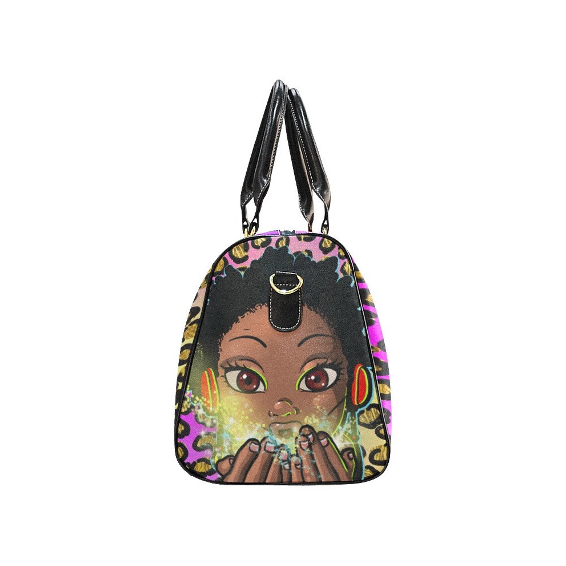 Black Girl Magic Youth Travel Bag Black Beauty Travel Bag Afro Etsy