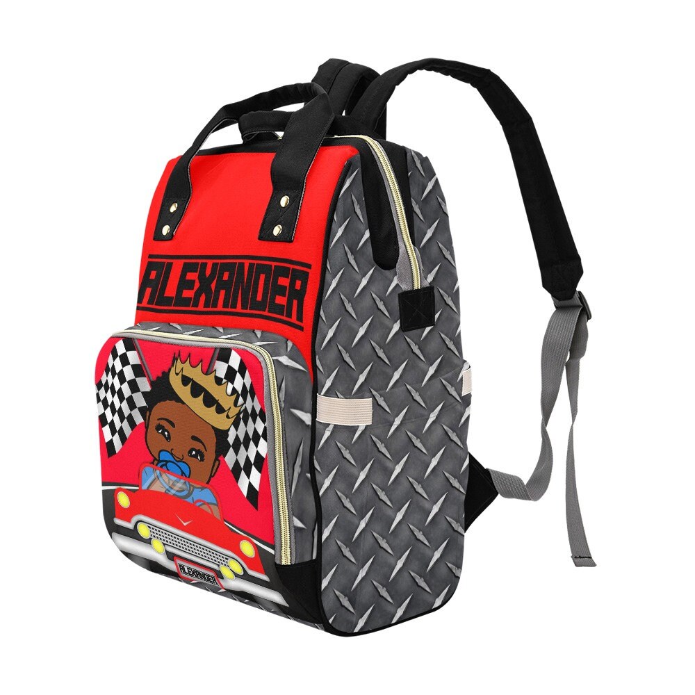 Cars African American Baby Boy Backpack Diaper Bag Etsy