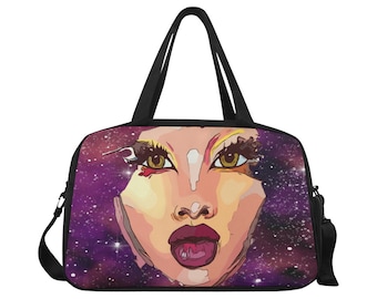 Poker Face Travel Tote / Weekender / Gym Bag /Overnight Bag / Fitness Bag / Gym Bag
