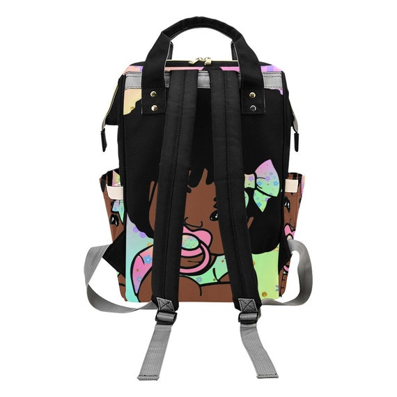 Rainbow Floral African American Baby 