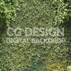 Paris Greenery Wall, Digital Backdrop Photographer Composites, Digital Background for Photoshop, Composite Photography