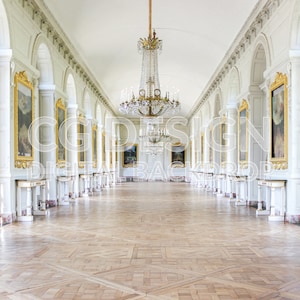Versailles Grand Trianon Cotelle Gallery, Digital Backdrop Photographer Composites, Digital Background for Photoshop, Composite Photography