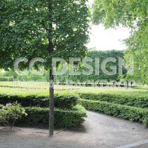 Versailles Gardens, Digital Backdrop Photographer Composites, Digital Background for Photoshop, Composite Photography