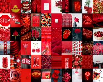Red Aesthetic Wall Collage Kit Digital Download Photo - Etsy Red Aesthetic Wall Collage Kit Digital Download Photo - Etsy