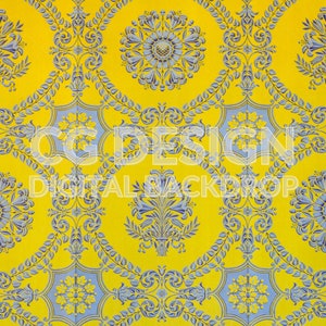 Versailles Grand Trianon Yellow Wall, Digital Backdrop for Photographer Composites, Digital Background for Photoshop, Composite Photography