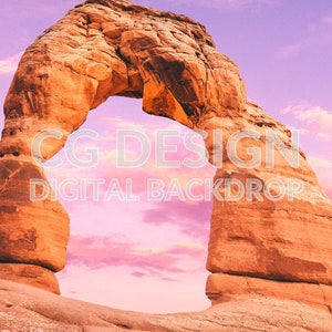 Utah Arch, Includes Bonus Night Sky Arch, Digital Background for Photoshop, Composite Photography