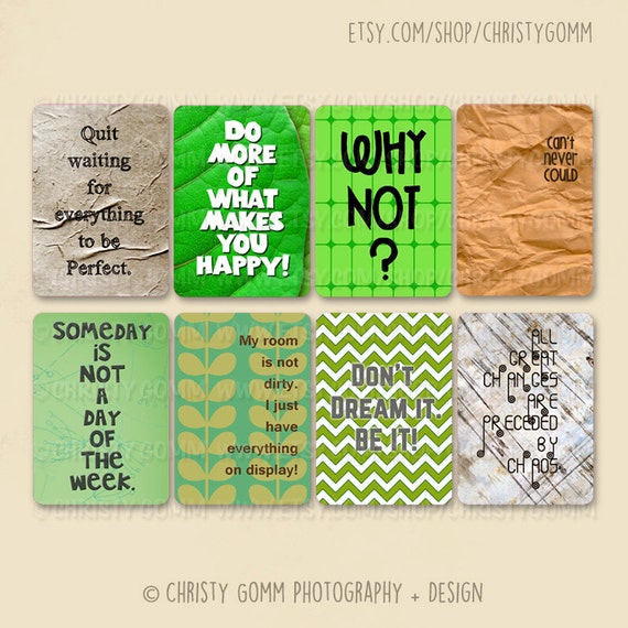 printable quote cards 300 dpi for scrapbooking cards etsy