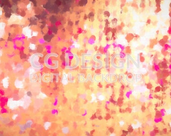 Party Time Pink Dots, Digital Backdrop Photographer Composites, Digital Background for Photoshop, Composite Photography