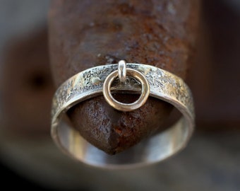 Ring of O - BDSM Slave Ring - Sterling Silver Ring BDSM - Submissive ring - Story of O ring Sterling Silver gold - Unique custom made bdsm