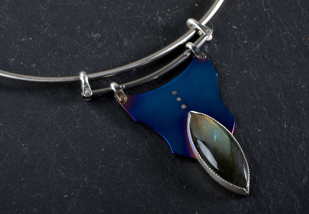 Titanium Necklace Wire choker necklace Titanium jewelry Etsy