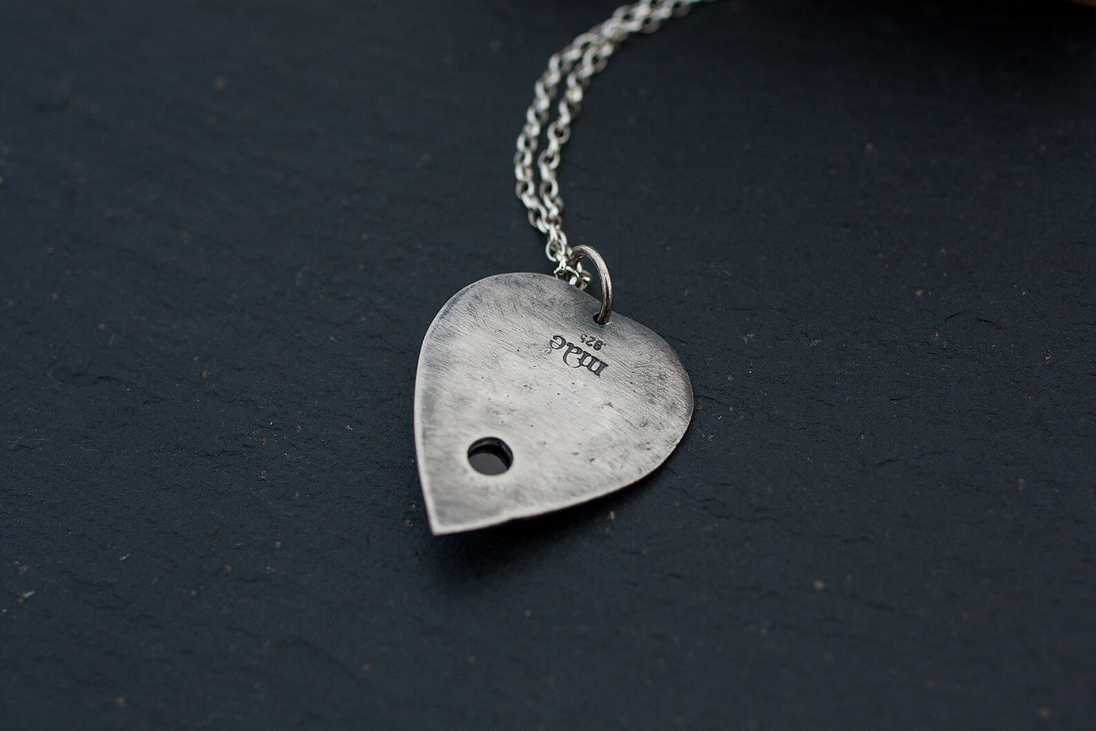 Ouija Planchette Necklace in Sterling Silver Witchy Ouija Etsy