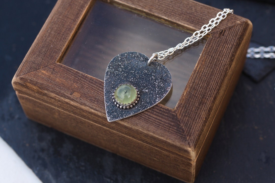 Ouija Planchette Necklace in Sterling Silver Witchy Ouija Pendant