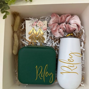 Caixa de presente personalizada para ela - Presentes para madrinhas - Presentes para noivas - Presentes de casamento - Presentes de aniversário - Presentes para ela