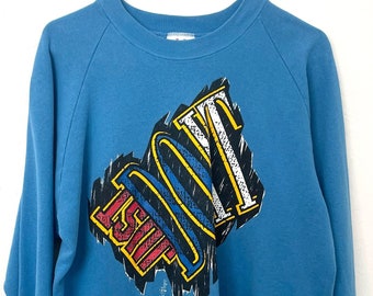 Vintage 90s Blue Just Do It Sweatshirt