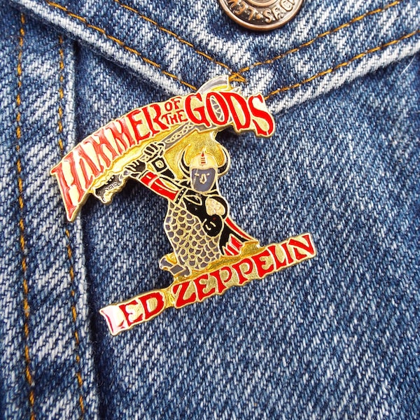 Vintage Pin Led Zeppelin Etsy