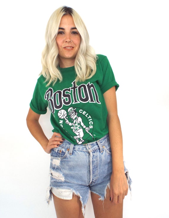 Vintage 80s Boston Celtics Tee - image 5