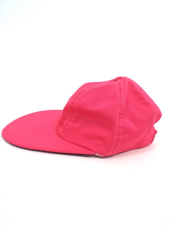 Vintage 90s Hot Pink Dad Hat - image 3