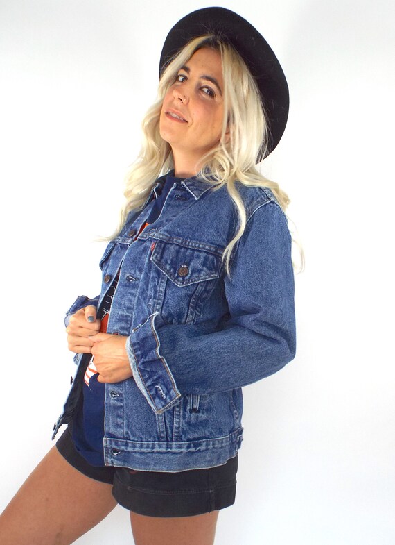 Vintage 80s Medium Wash Levi's Denim Jacket - image 7