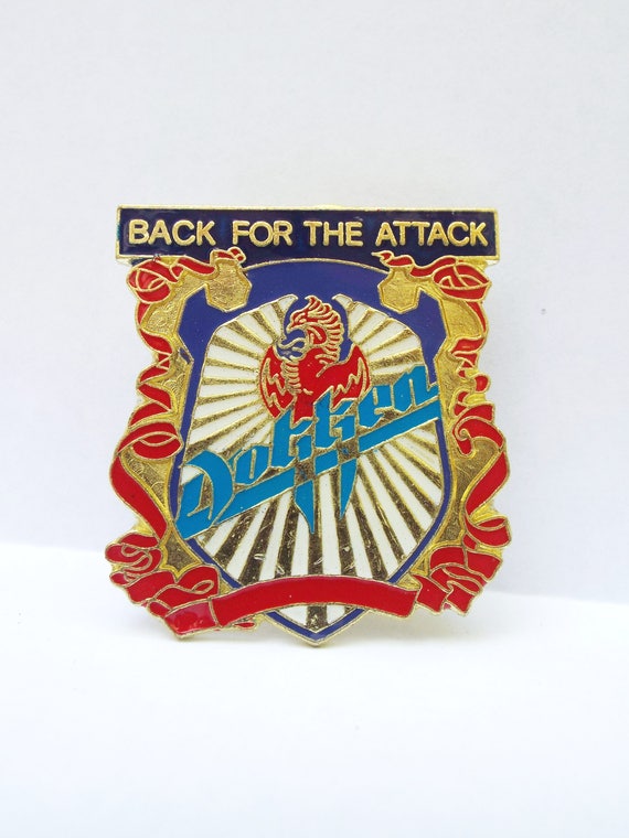 Vintage 80s Deadstock Dokken Back For The Attack … - image 1