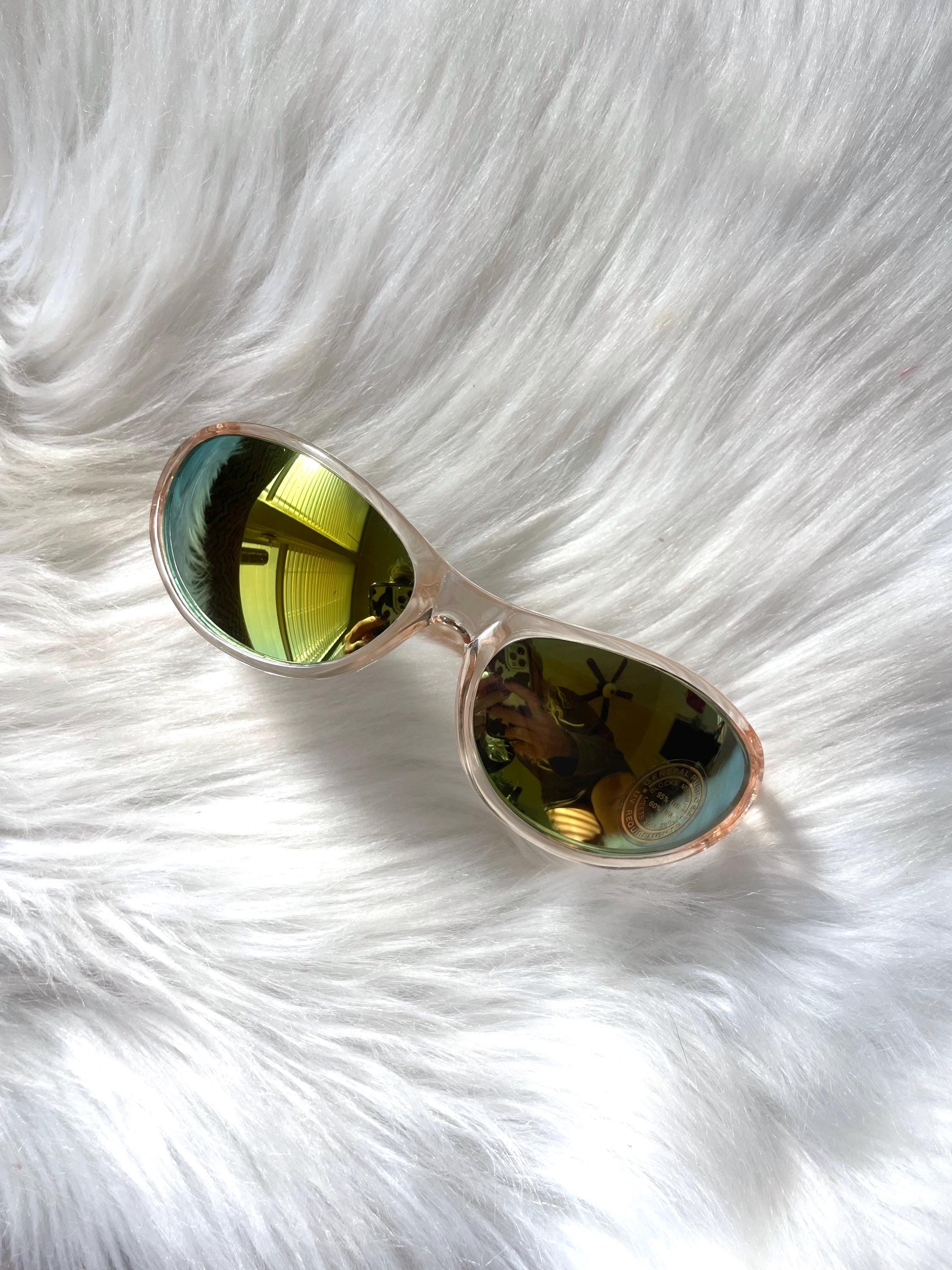 Y2k Green Sunglasses - Etsy