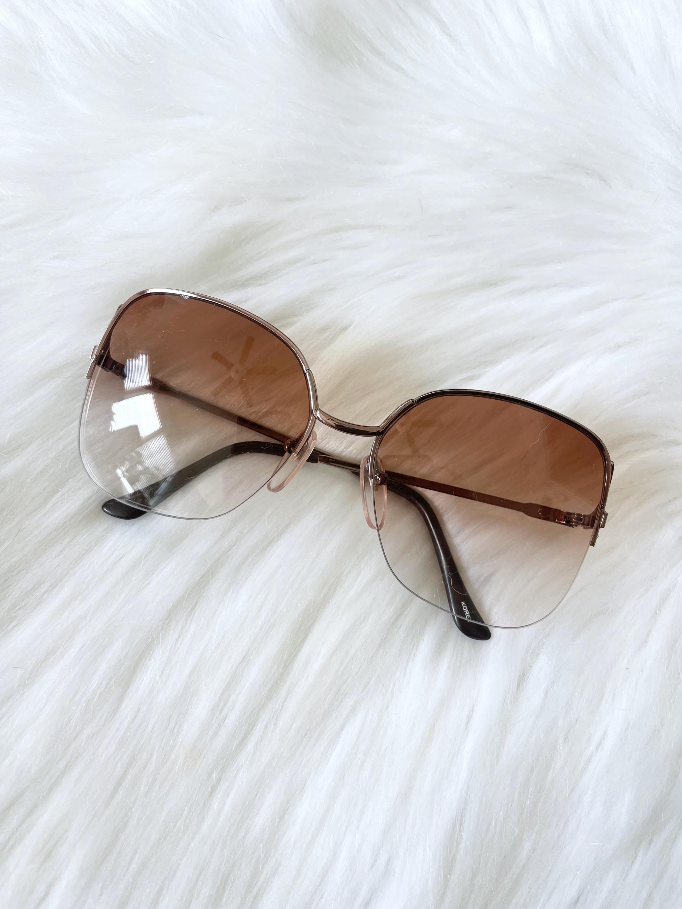 Oversized Rose Tinted Sunglasses - Etsy display picture 2