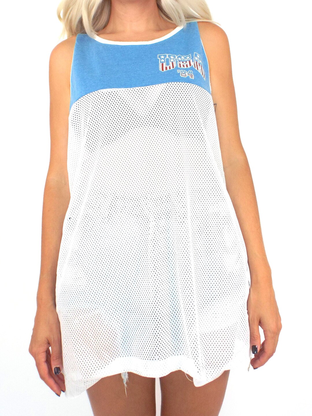 Vintage Camo Mesh Tank - S
