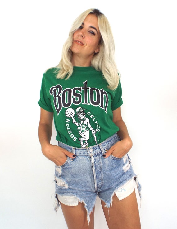 Vintage 80s Boston Celtics Tee - image 1
